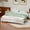 white, variant on LFSLJJMY 43.5in Retro Wave Headboard and No Box Spring Needed Platform Bed Frame, King Size