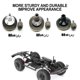 thumbnail image 5 of Engranaje diferencial duradero Bewildely RCGOFFLOW aleación de aluminio 1/10 AXIAL SCX10 RC accesorios de Kits de construcción modelo Rojo, 5 of 6