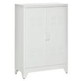 thumbnail image 2 of HOMCOM Industrial Steel Storage Cabinet Storage Organizer White, 2 of 9