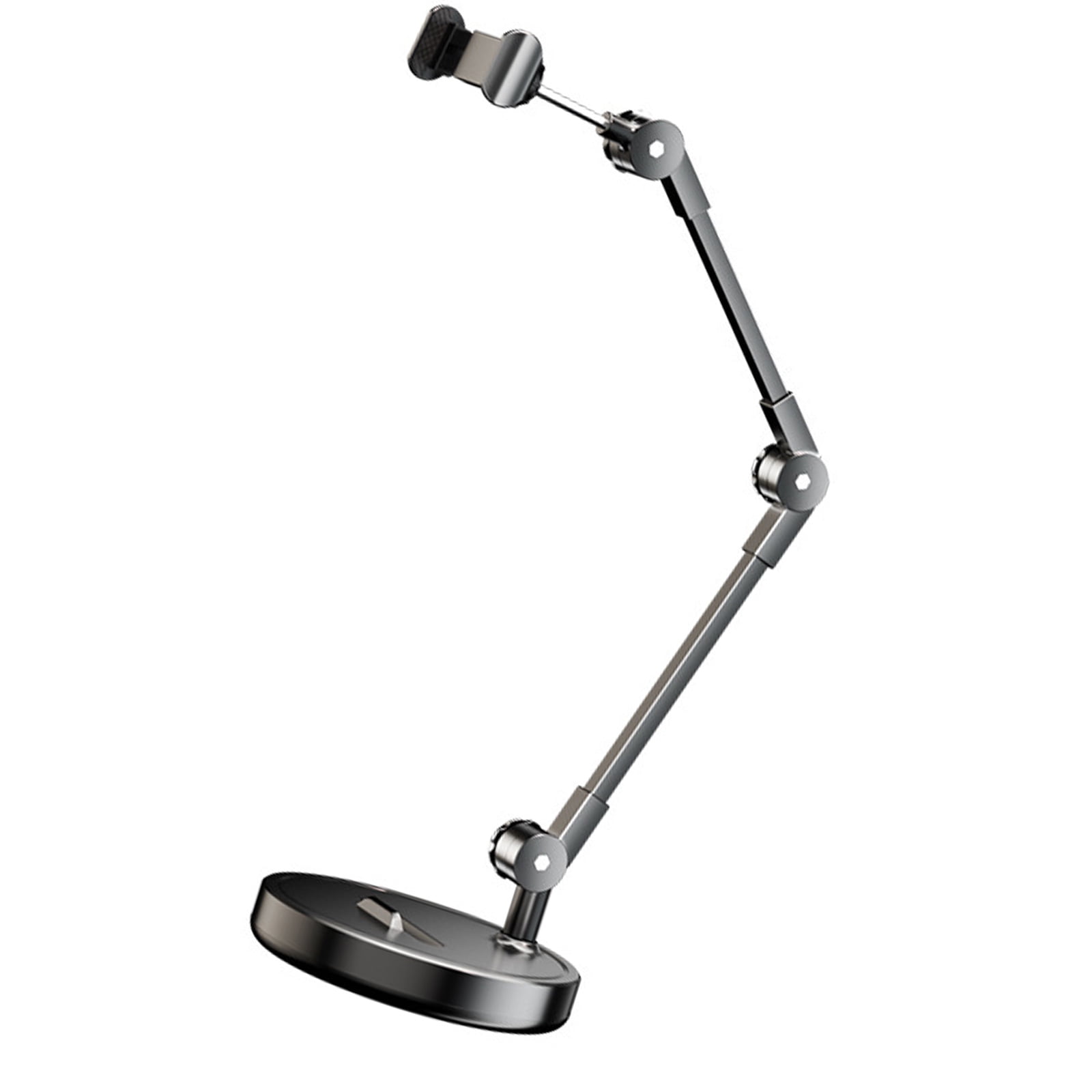 Rotating Overhead Phone Stand, Adjustable Height & Desk Mount with Clamp for Video & Live Streaming