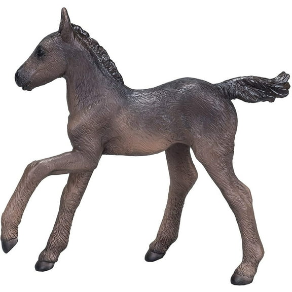 MOJO Arabian Foal Black Colored Realistic Equestrian Horse Club Hand Painted Toy Figurine