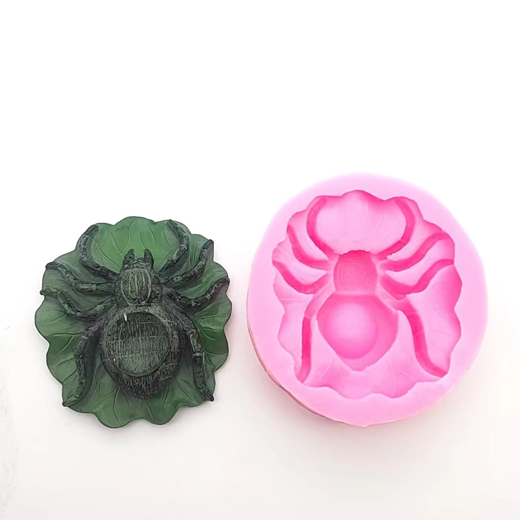 Jesscasday DIY Spider Silicone Mold Sugarcraft Dessert Candy Chocolate Epoxy Resin Molds