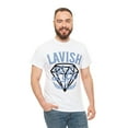 thumbnail image 5 of Lavish Life Retro Blue Grey Sneaker Tee Shirt White, 5 of 6