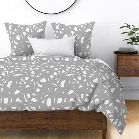 Graphic Doodles Illustration Graffiti Sateen Duvet Cover By