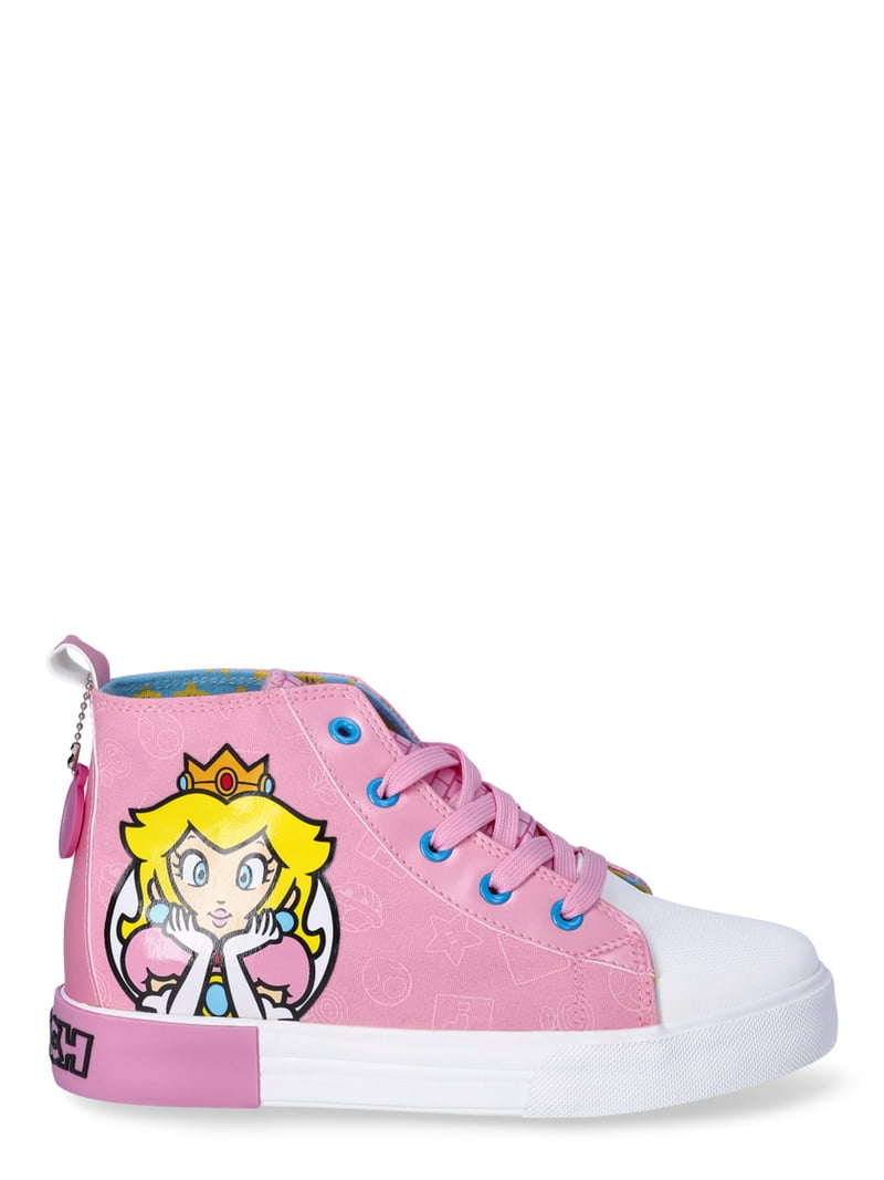 Peachページ Super Mario Princess Peach Little Girl & Big Girl High Top