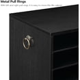 thumbnail image 6 of Literature Organizer, 27 Compartments Wooden Mail Organizer, Countertop Literature Sorter with Adjustable Shelves for Home, Office, School, Student Mailbox for Classroom, Black, 6 of 9