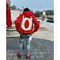 thumbnail image 5 of Y2k American Colorful Letter Embroidered Zipper Hoodie Men Fashion High Street Oversized Sweatshirt Women Retro Casual Jacket, 5 of 6