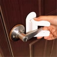 thumbnail image 3 of Cerradura de palanca de puerta (paquete de 2) Puertas y manijas a prueba de niños Adhesivo 3M - Seguridad infantil, 3 of 5