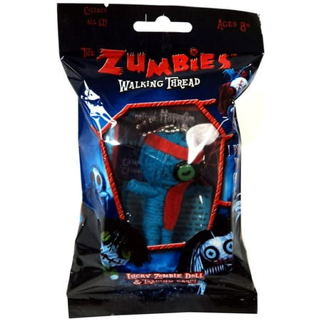Pack Single Card - The Zumbies: Walking Thread (Single Pack) Lucky Zombie Doll & Trading Card Keychain (Random Package)