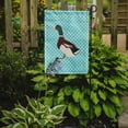 thumbnail image 2 of Caroline's Treasures BB8030GF Rouen Duck Blue Check Flag Garden Size , Small, multicolor, 2 of 3