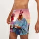 thumbnail image 4 of Pantalones cortos de playa holgados de verano para hombre, con bolsillos, para nadar., 4 of 6