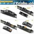 thumbnail image 3 of Yeahmol Front Windshield Wiper Blades 24"+20" Hybrid Window Wipers Replacement for BMW X2 2018-2022 (Set of 2),Y210Q2Z8E, 3 of 7