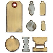 Sizzix Bigz Die By Tim Holtz 5.5"X6" Tiny Tabs & Tags