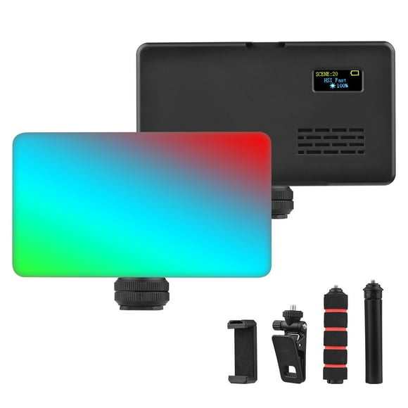 Mistaha Pocket RGB Video Light Kit LED Fill Light 2500K-9000K Dimmable 20 Lighting Effects Built-in
