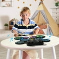 thumbnail image 4 of Choco Moon Kids Electronic Drum Kit with 9-Piece Set, Built-In Sound System, Wireless Headphones, Portable Drum Set for Toddlers, Ages 3-8, Gift Idea, 4 of 12
