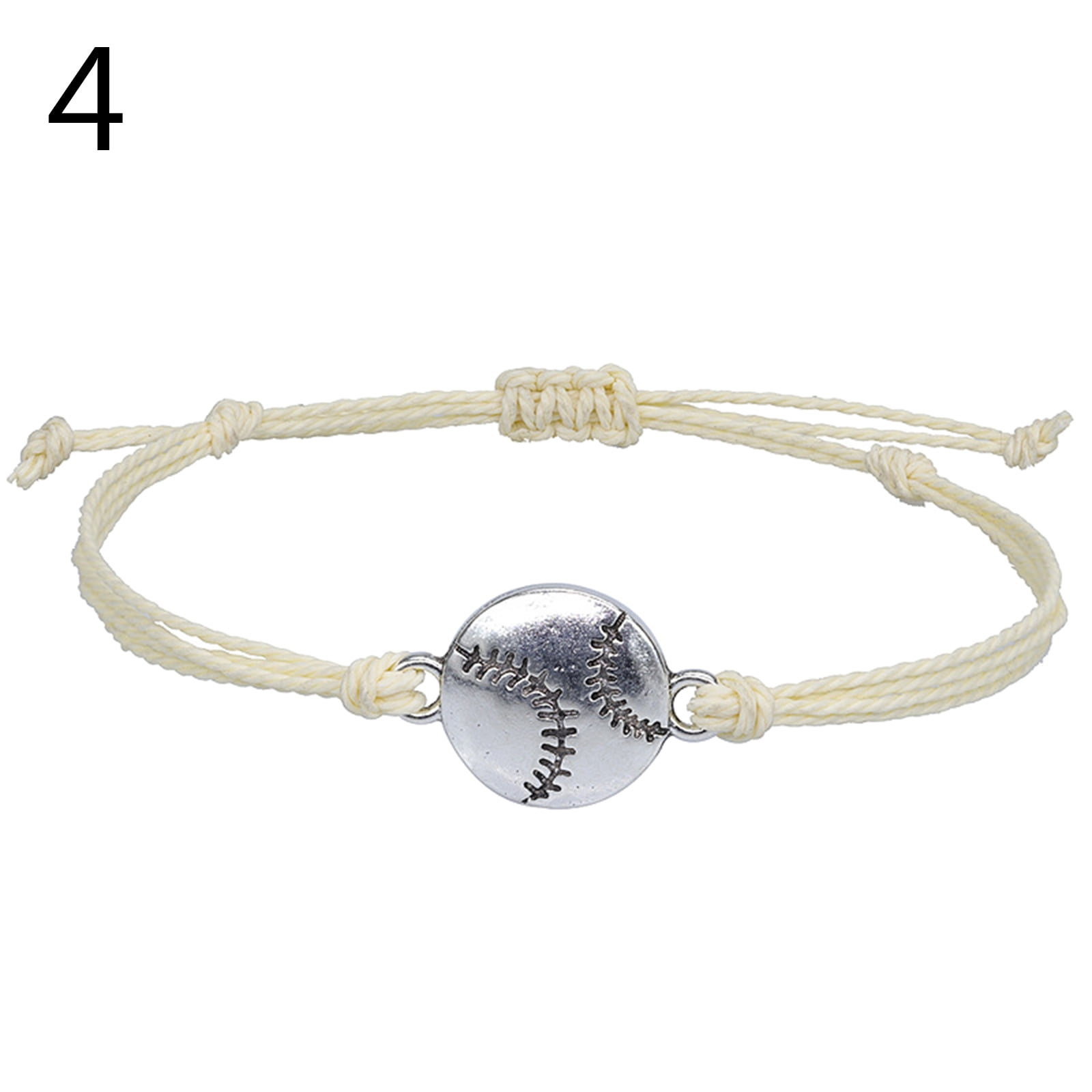 Baseball charm deals bracelet