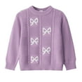 thumbnail image 6 of Actgleam Girls Sweaters Pullover Long Sleeve Knit Sweater Jumper Tops,Pink,6-7Years, 6 of 8