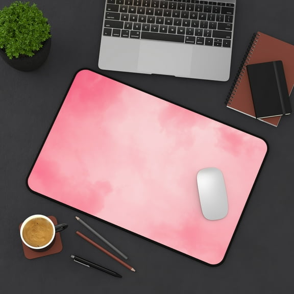 Large Pink Mouse Pad, XL Gaming Mousepad Anti Slip Desk Mat for Laptop PC