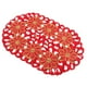 thumbnail image 3 of Set De 2 Piezas De Manteles De Floral Roja Alfombras rojo perfecl Mantel individual de mesa, 3 of 7