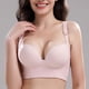 thumbnail image 1 of Sujetador ajustable con copa completa y siete pechos de talla grande para mujer, sin aros de acero, con parte superior fruncida, 1 of 1