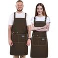 thumbnail image 1 of Delantales Impermeables Ajustables con Bolsillos para Cocina y Restaurante, 1 of 4