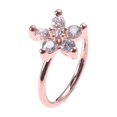 thumbnail image 4 of unbranded Anillo Dorado De Cobre Seguro Y Cómodo Con Floral Para Mujer, 4 of 6