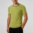 thumbnail image 2 of JIAYUE Men's T Shirt Loose Fit Casual Fashion Round Neck Casual Short Sleeve Tees Everyday Soft Lightweight Breathable For Outdoor Workout And Sport Wear For Male, 2 of 4