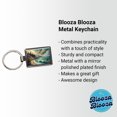 thumbnail image 2 of Abstract Shore Ocean Waves Landscape Metal Rectangle Keychain, 2 of 7