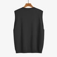 thumbnail image 7 of Fengactive Women's Sweater Vest V Neck Sleeveless Pullover Knit Vest Casual Solid Button Down Side Sweaters Tops, 7 of 7