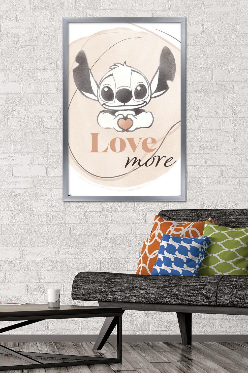 Disney Lilo and Stitch - Love More Wall Poster, 22.375" x 34"