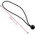 thumbnail image 5 of Ball Bungee Cord 16PCS 2Sizes Black Elastic String Canopy Tarp Tie Down Straps Tent Fix Rope, 5 of 5