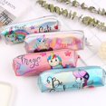 thumbnail image 2 of Estuche de lápices de unicornio, bolsa de bolígrafo láser holográfica para niñas, niños, estudiantes, caja de bolígrafos impermeable de gran capacidad, material escolar, papelería hola suerte unisex, 2 of 2