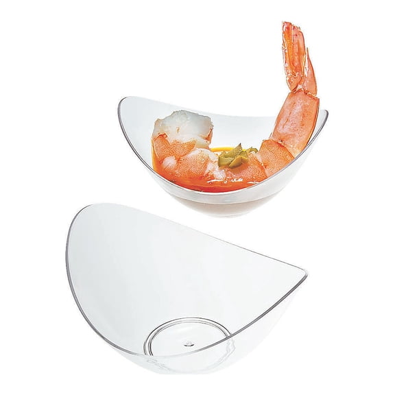 Mini Oval Dishes 50 Pc - Party Supplies - 50 Pieces