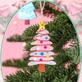 thumbnail image 4 of 12 Pcs Colorful Wooden Christmas Tree Ornaments – Hanging Decorations for Holiday Party, Xmas Tree, Door, Window, Home Festive Decor, 4 of 5