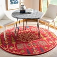 thumbnail image 5 of SAFAVIEH Heritage Kynaston Floral Wool Area Rug, Red/Multi, 4' x 4' Square, 5 of 5
