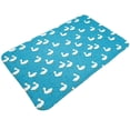 thumbnail image 3 of Bathroom Rugs Non Slip Washable - Classic Cute Duck Blue Kitchen Mats for Floor, Area Rugs for Entryway Rugs Indoor, Laundry Bathroom Room Door Rug with Rubber Backing 20x31.5in, 3 of 8