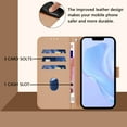 thumbnail image 3 of Allytechgroup Compatible with iPhone XR Wallet Case, Credit Card Holder PU Leather Flip Kickstand Protective Shockproof Cover Women Men for iPhone XR, Nude, 3 of 8