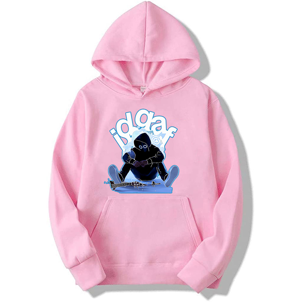 Boywithuke IDGAF Merch Hoodies New Logo Sweatshirt Men/Women Summer Cosplay Long Sleeve Boy with