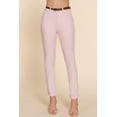 thumbnail image 2 of Women's Cotton Spandex Twill Long Pants with Belt, 2 of 4