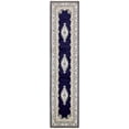 thumbnail image 2 of Rugs.com Rabia Collection Rug – 3' x 13' Runner Navy Blue Low Rug Perfect For Hallways, Entryways, 2 of 9