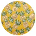 thumbnail image 3 of Ryvnso Fruit Pineapple Round Plate Mats Dining Table Placemat Set of 4 for Holiday Decoration, 3 of 7