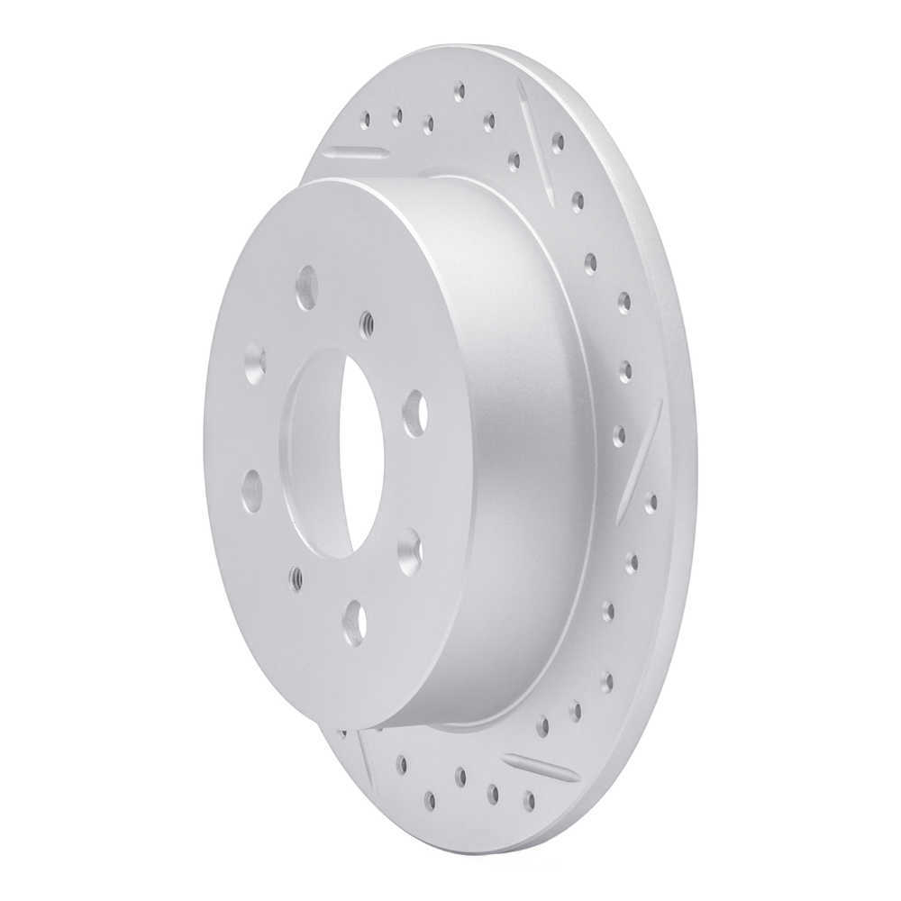 Dynamic Friction Company 830-59014R DFC Geoperformance Rotor - Drilled and Slotted