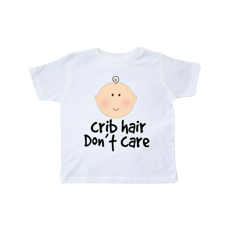 

Inktastic Crib Hair Dont Care Funny Baby Clothes Gift Toddler Boy or Toddler Girl T-Shirt
