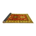 thumbnail image 2 of Ahgly Company Indoor Rectangle Geometric Yellow Traditional Area Rugs, 7' x 10', 2 of 4