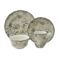 thumbnail image 3 of 222 Fifth Adelaide Round 16-Piece Porcelain Dinnerware Set, White Toile, 3 of 8