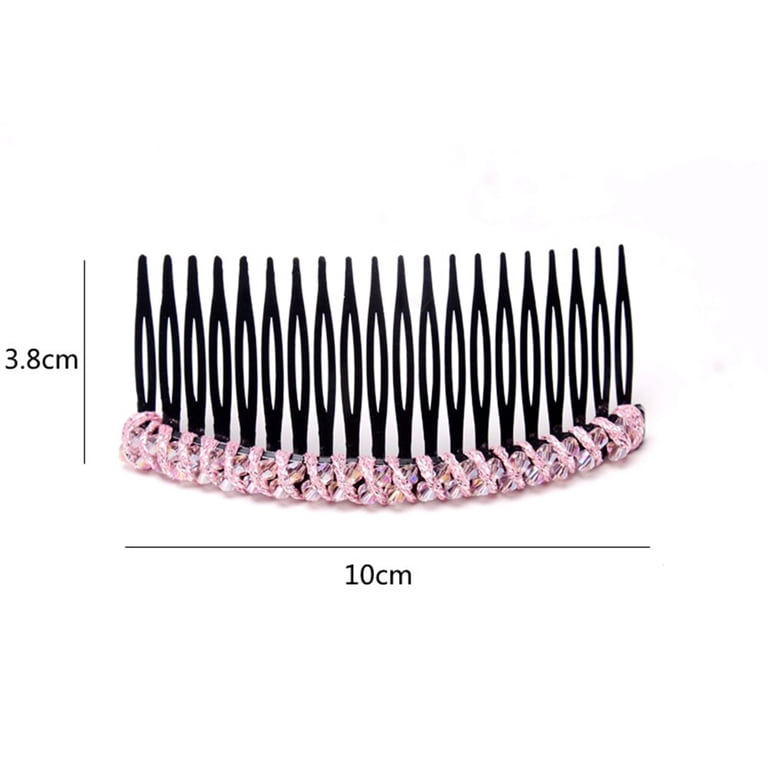 Six Sparkling Rhinestone Hair Combs Amazon.com : KuuGuu 6 PCS Flower Bride Wedding Hair Comb  main image 2