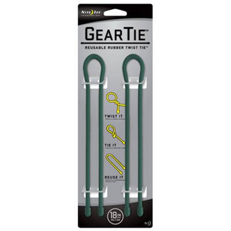 UPC 094664018228 product image for NITE IZE INC 4-Pack 18-Inch Gear Tie, Forest Blue | upcitemdb.com