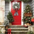 thumbnail image 4 of Fiudx Decoraciones navideñas para interiores Letreros de madera para colgar en la puerta con luces para Navidad, para interiores y exteriores, 4 of 7