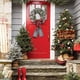 thumbnail image 4 of Letreros navideños de madera para colgar en puertas, con luz, para interiores y exteriores, 4 of 6