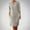 Beige, variant on BZGTZT Women's Cotton Linen Casual Fitted Dress Knee Length Loose Button Down Shirt Dresses with Pockets
